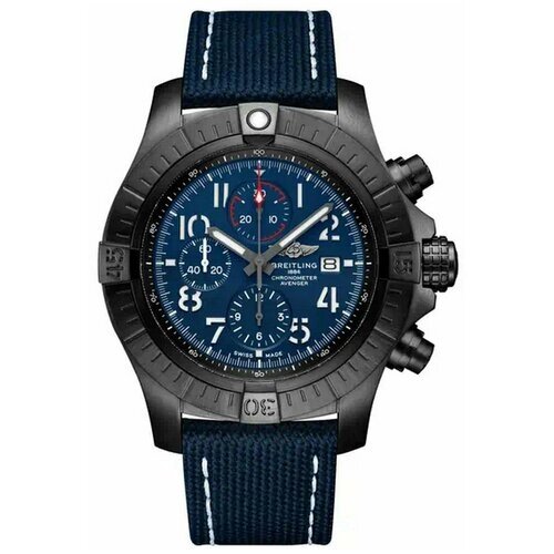 Наручные часы BREITLING часы Breitling V13375101C1X1 из коллекции Avenger, синий, черный