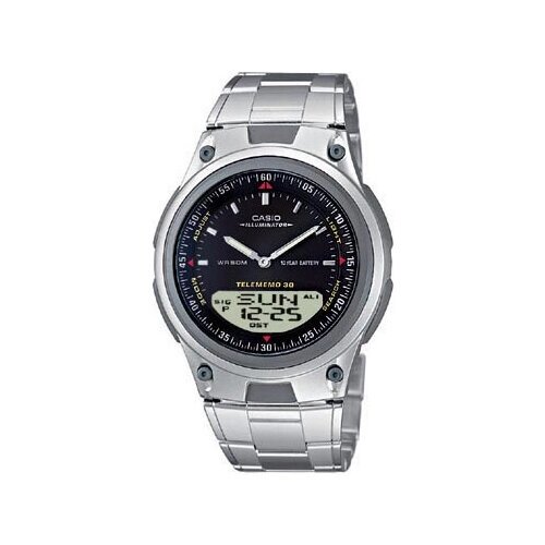 Наручные часы CASIO AW-80D-1A, черный, серебряный
