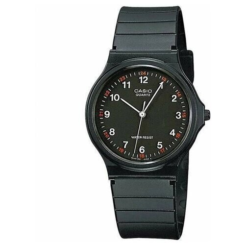 Наручные часы CASIO Casio MQ-24-1B кварцевые, водонепроницаемые, черный