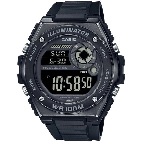 Наручные часы CASIO Collection Часы мужские Casio MWD-100HB-1B, черный
