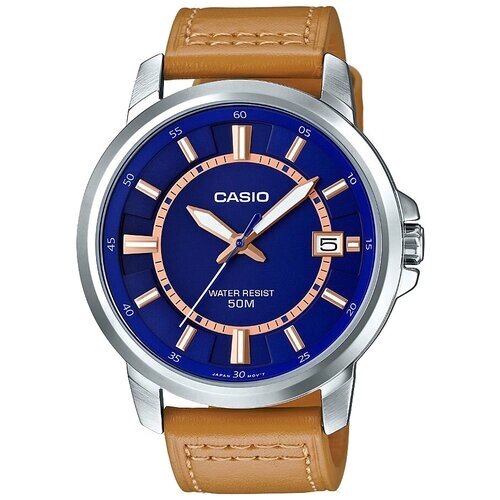 Наручные часы CASIO MTP-E130L-2A2, коричневый