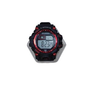 Наручные часы Часы наручные электронные красный "X-Sports Shunway", черный, красный