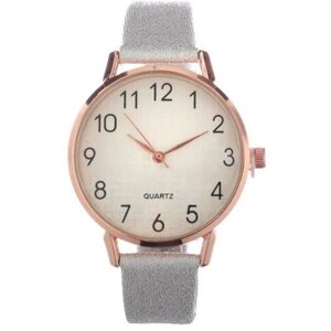 Наручные часы Часы наручные кварцевые женские "Линда", d-3 см, белые, белый