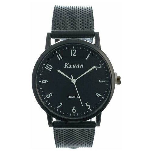 Наручные часы Часы наручные мужские "Kxuan", d-4 см, ремешок силикон 23 см, черный
