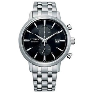 Наручные часы CITIZEN Eco-Drive Мужские наручные часы Citizen CA7060-88E, черный, серебряный