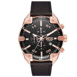 Наручные часы DIESEL Часы мужские Diesel DZ4607, черный, золотой