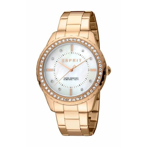Наручные часы ESPRIT Часы наручные женские ESPRIT ES1L353M0095, Кварцевые, 38 мм, розовый