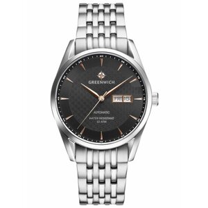Наручные часы GREENWICH GW 074.10.35, серебряный, черный