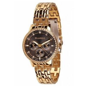 Наручные часы Guardo Наручные часы GUARDO Premium 11461-3 чёрный, черный, золотой