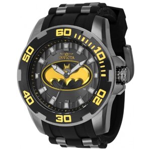 Наручные часы INVICTA Часы мужские кварцевые Invicta DC Comics Batman 40473, черный