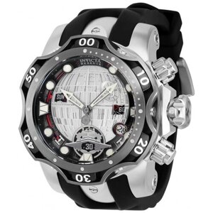 Наручные часы INVICTA Часы мужские кварцевые Invicta Star Wars Death Star 40483, серебряный