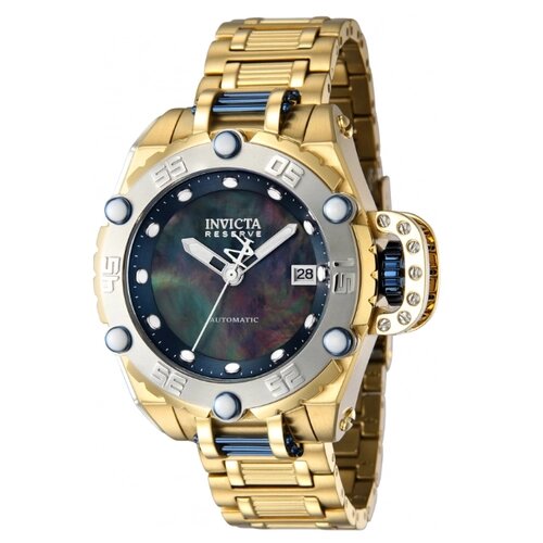 Наручные часы INVICTA Часы женские механика с автоподзаводом Invicta Flying Fox Lady 43240, золотой