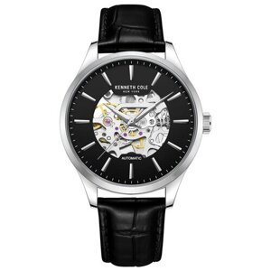 Наручные часы KENNETH COLE Automatic, серебряный, черный