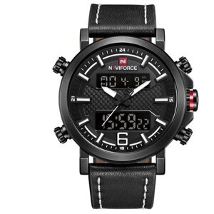 Наручные часы Naviforce NF9135 мужские, подсветка, черный