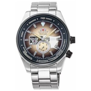 Наручные часы ORIENT Orient RA-AR0303G, серебряный, коричневый
