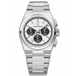 Наручные часы Pagani Design, серебряный, белый