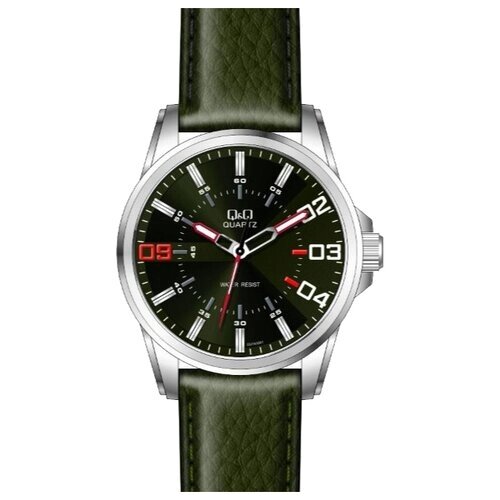 Наручные часы Q&Q GU70-801, зеленый