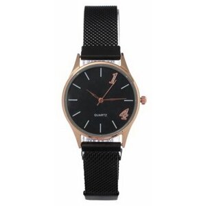 Наручные часы Сима-ленд Часы наручные кварцевые женские "Джози", d-3 см, черный