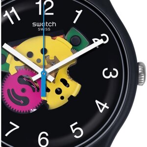 Наручные часы swatch PATCHWORK SUOB140, черный, мультиколор