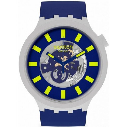 Наручные часы swatch Swatch SWEET GARDEN sb03m103. Оригинал, от официального представителя., синий