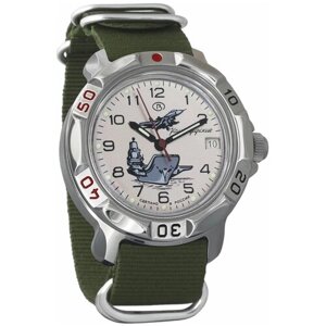 Наручные часы Восток Командирские Мужские наручные часы Восток Командирские 811817, зеленый