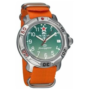 Наручные часы Восток Командирские Мужские наручные часы Восток Командирские 816307, оранжевый
