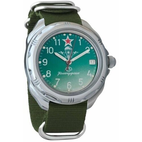 Наручные часы Восток Мужские наручные часы Восток Командирские 211307, зеленый