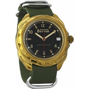 Наручные часы Восток Мужские наручные часы Восток Командирские 219326, зеленый
