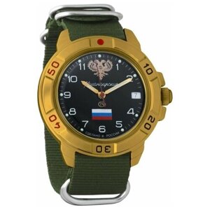 Наручные часы Восток Мужские наручные часы Восток Командирские 439646, зеленый