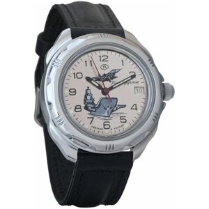 Наручные часы Восток Российские часы Восток Командирские 211817 мужские, серебряный, черный
