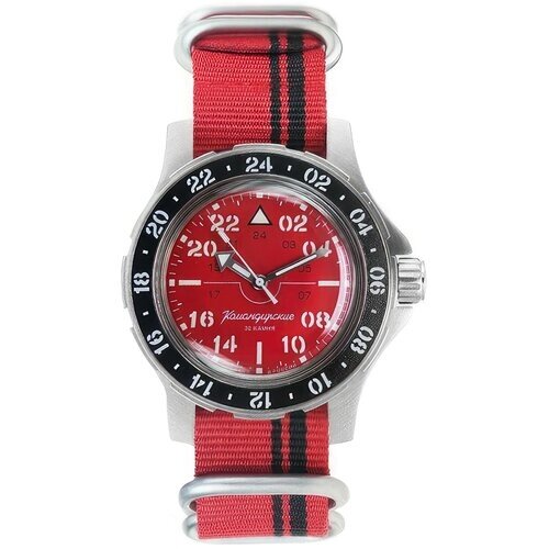 Наручные часы Восток Восток 18009Б, черный, красный