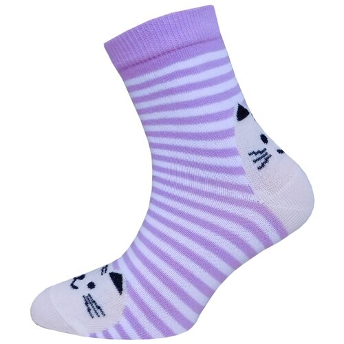 Носки Palama для девочек, размер 18, фиолетовый
