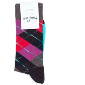 Носки унисекс Happy Socks, 1 пара, классические, фантазийные, размер 41-46, мультиколор