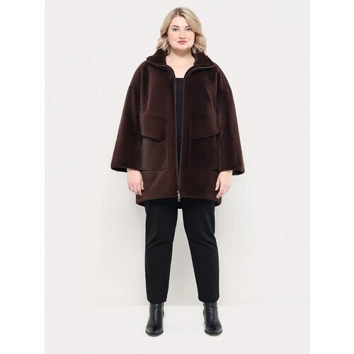 Пальто ALEF, размер 40, коричневый
