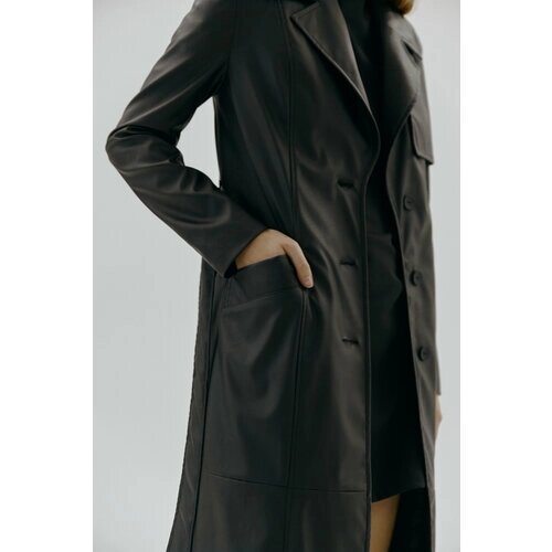 Пальто INACHE демисезонное, удлиненное, размер L, черный