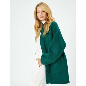 Пальто KOTON, размер 34, зеленый