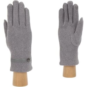 Перчатки FABRETTI, демисезон/зима, сенсорные, утепленные, размер 7, серый