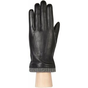 Перчатки Montego зимние, натуральная кожа, размер 9, черный