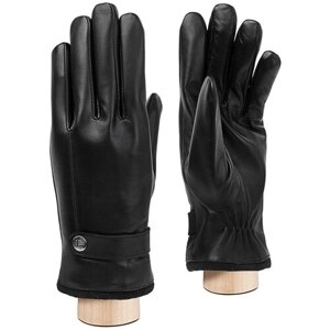 Перчатки мужские кожаные ELEGANZZA, размер 8(XS), черный