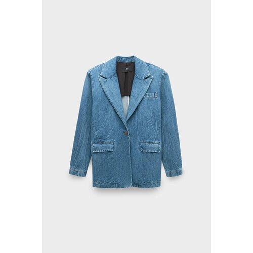 Пиджак 3x1, размер 42, голубой