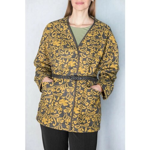 Пиджак Galar, размер 170-104-112, желтый, серый