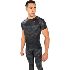 Рашгард с коротким рукавом Venum Phantom Black/Red (XXL)