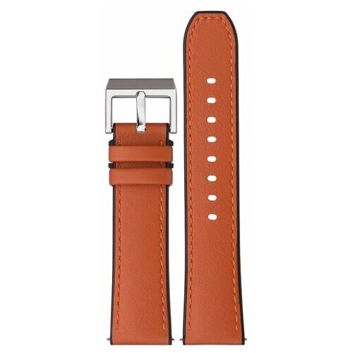Ремешок Stailer, натуральная кожа, застежка пряжка, размер 18/16 M, оранжевый