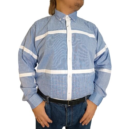 Рубашка BARCOTTI, размер 5XL, голубой