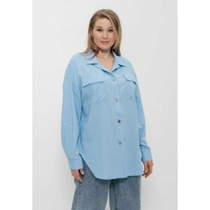 Рубашка CLEO, размер 58, голубой