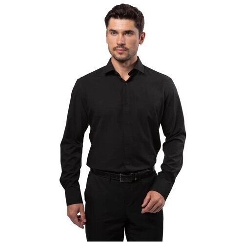Рубашка GroStyle, размер 44/182, черный