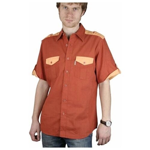 Рубашка Maestro, размер 46/S, оранжевый