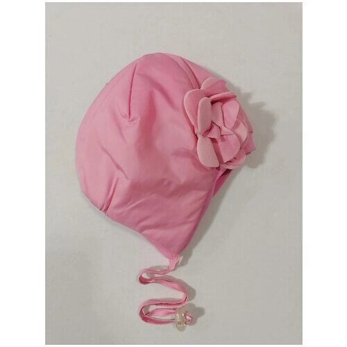 Шапка ушанка для девочек зимняя, размер 46-48, розовый