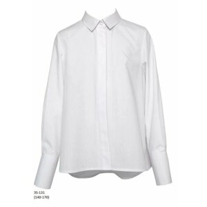 Школьная блуза SLY, размер 158, белый