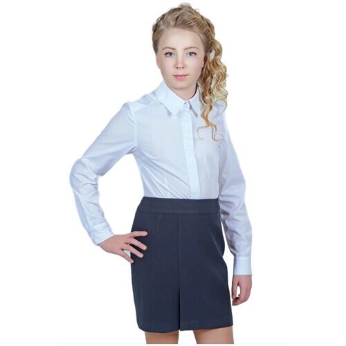 Школьная юбка Инфанта, мини, подкладка, размер 176-96, синий